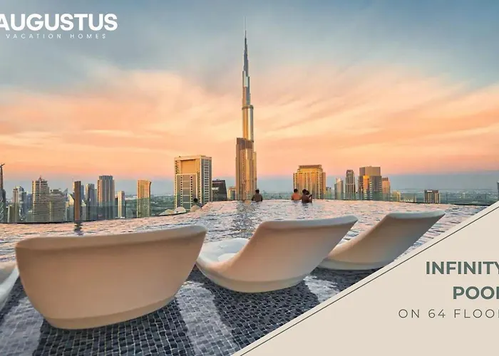 2Bd Apartment Paramount Midtown Hotel - 6 Guests - Burj Views 64Th Floor Infinity Pool, King Bed